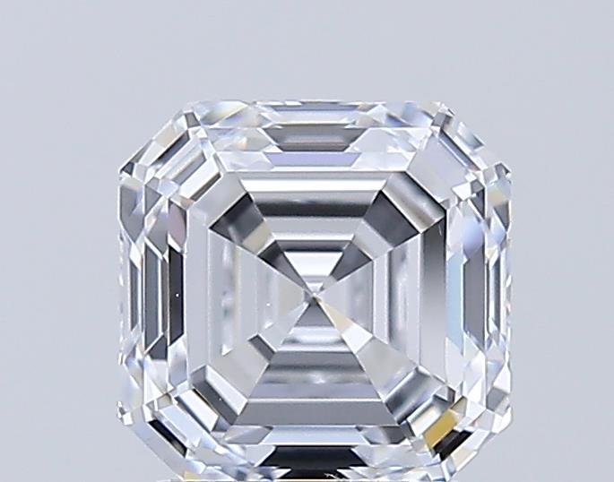 2.01ct D VS1 Rare Carat Ideal Cut Asscher Lab Grown Diamond