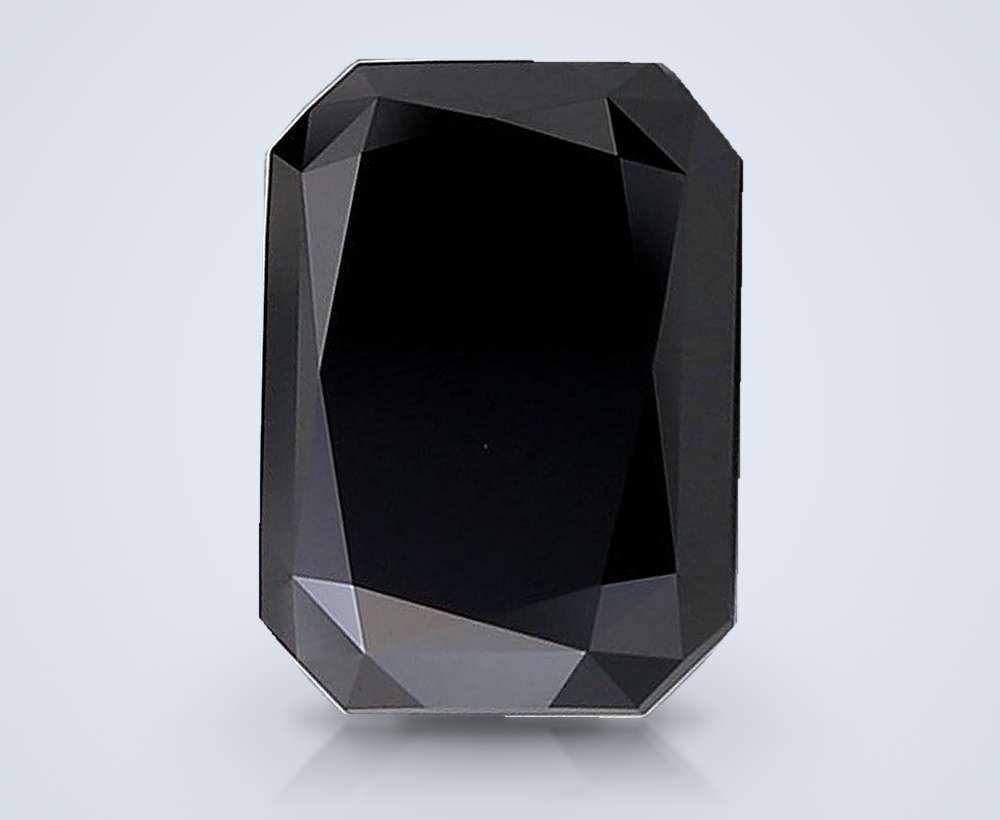3.07 Ct. Fancy Black Radiant Lab Diamond