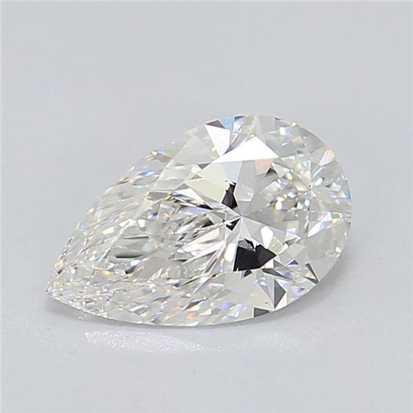 0.78ct E VS1 Rare Carat Ideal Cut Pear Lab Grown Diamond