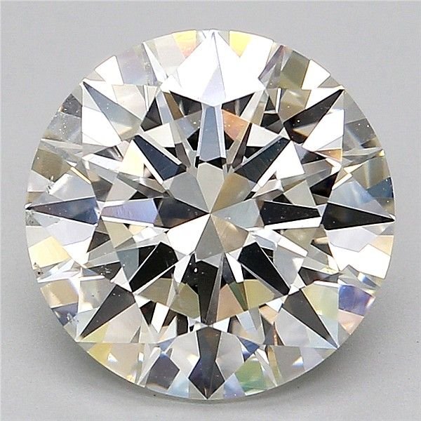 5.02ct I SI1 Rare Carat Ideal Cut Round Diamond