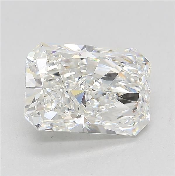 4.13ct E VVS2 Rare Carat Ideal Cut Radiant Lab Grown Diamond