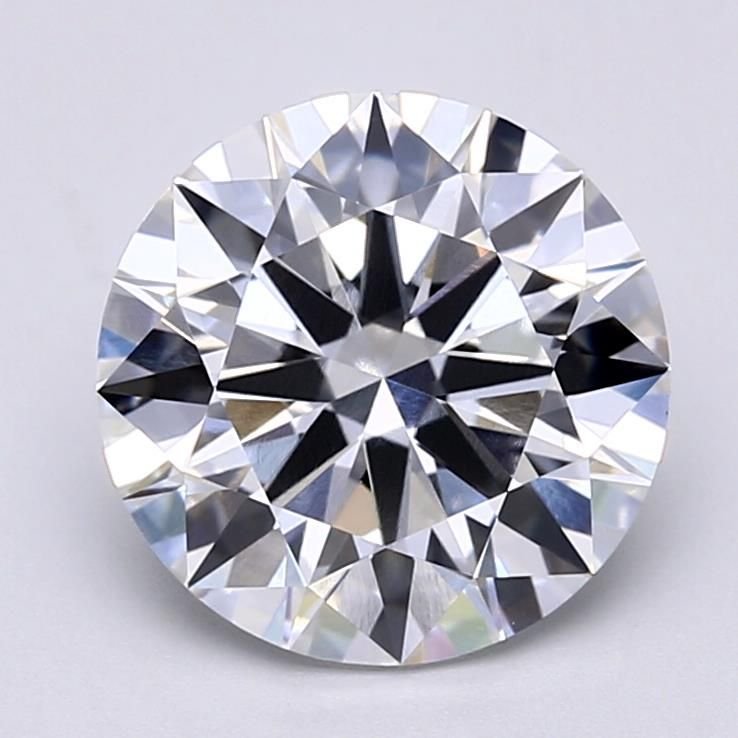 4.09ct D VS1 Rare Carat Ideal Cut Round Lab Grown Diamond