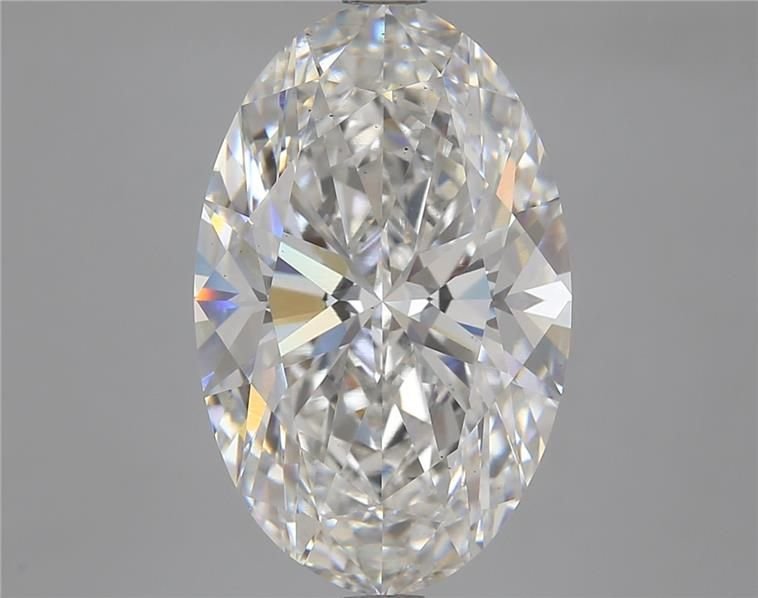 6.47ct G VS2 Rare Carat Ideal Cut Oval Lab Grown Diamond