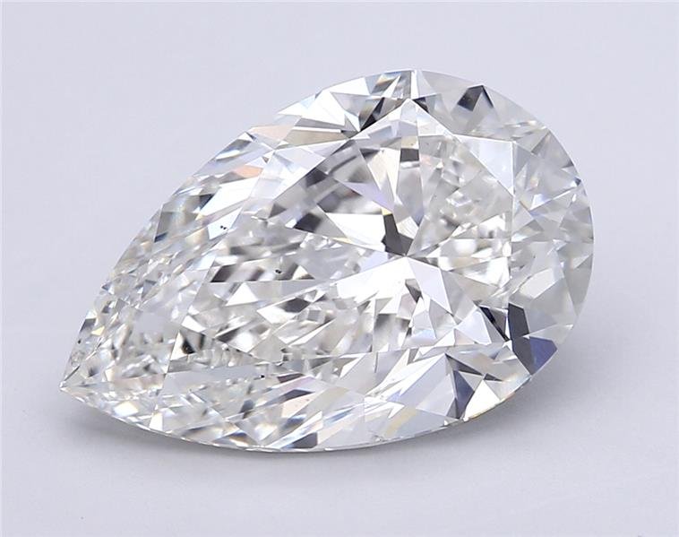 11.28ct G VS2 Rare Carat Ideal Cut Pear Lab Grown Diamond