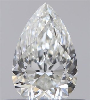 0.41 Carat Pear Natural Diamond