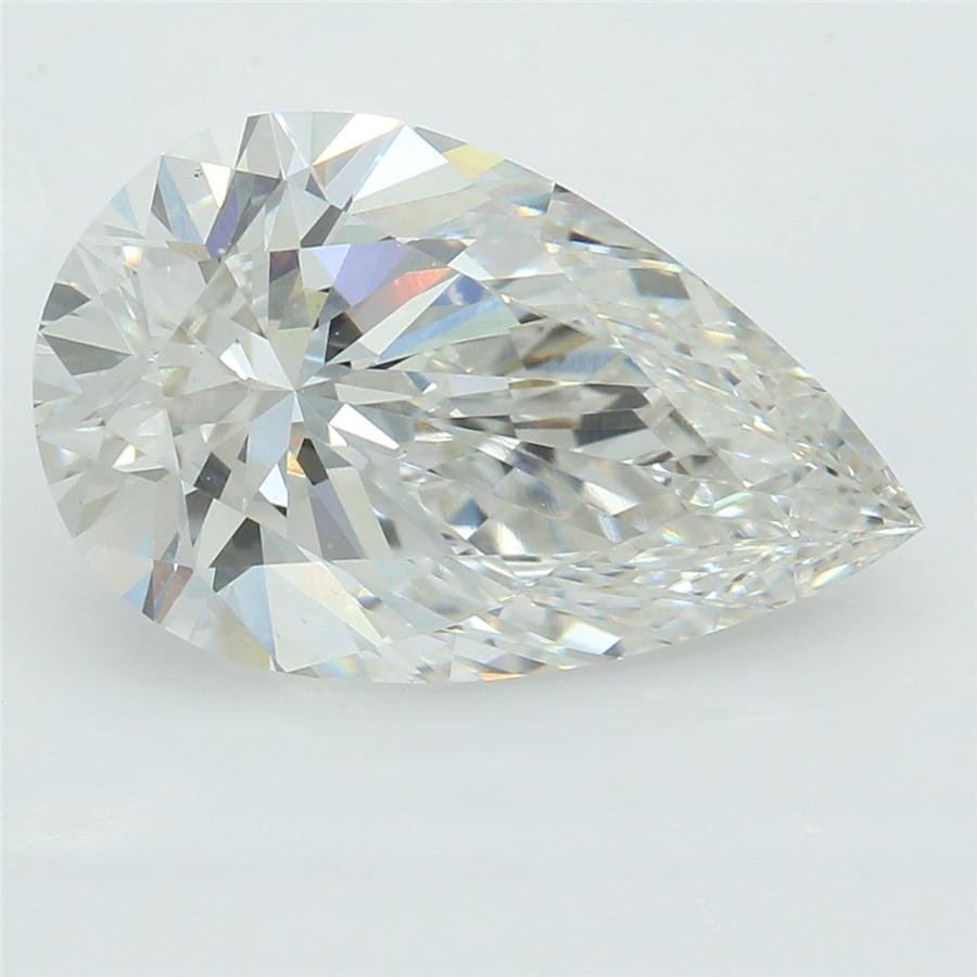 2.33ct F VS1 Rare Carat Ideal Cut Pear Lab Grown Diamond