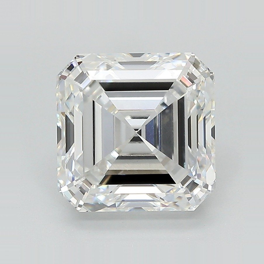 4.21ct E VVS2 Rare Carat Ideal Cut Asscher Lab Grown Diamond