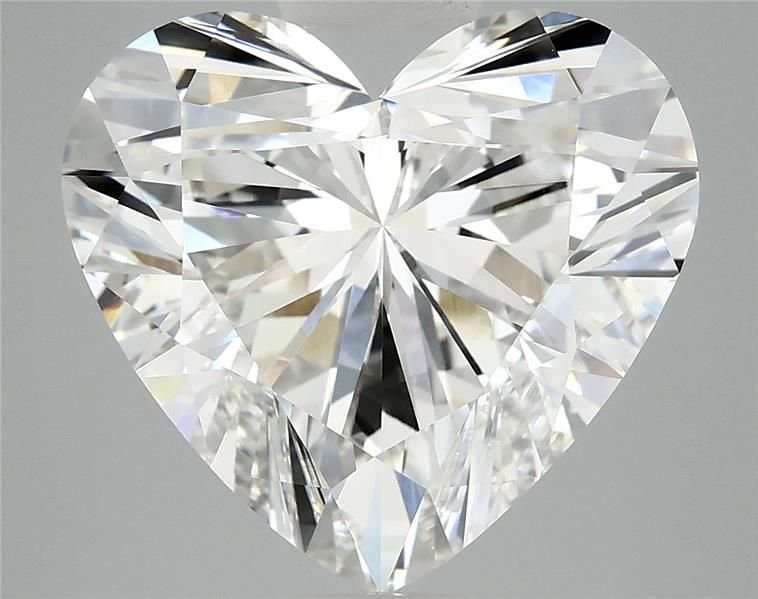 7.10ct F VVS2 Rare Carat Ideal Cut Heart Lab Grown Diamond