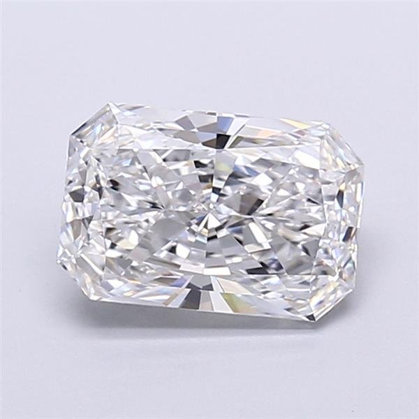 3.02ct E VVS2 Rare Carat Ideal Cut Radiant Lab Grown Diamond