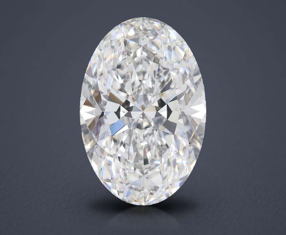 7.75 Carat Oval Lab Diamond