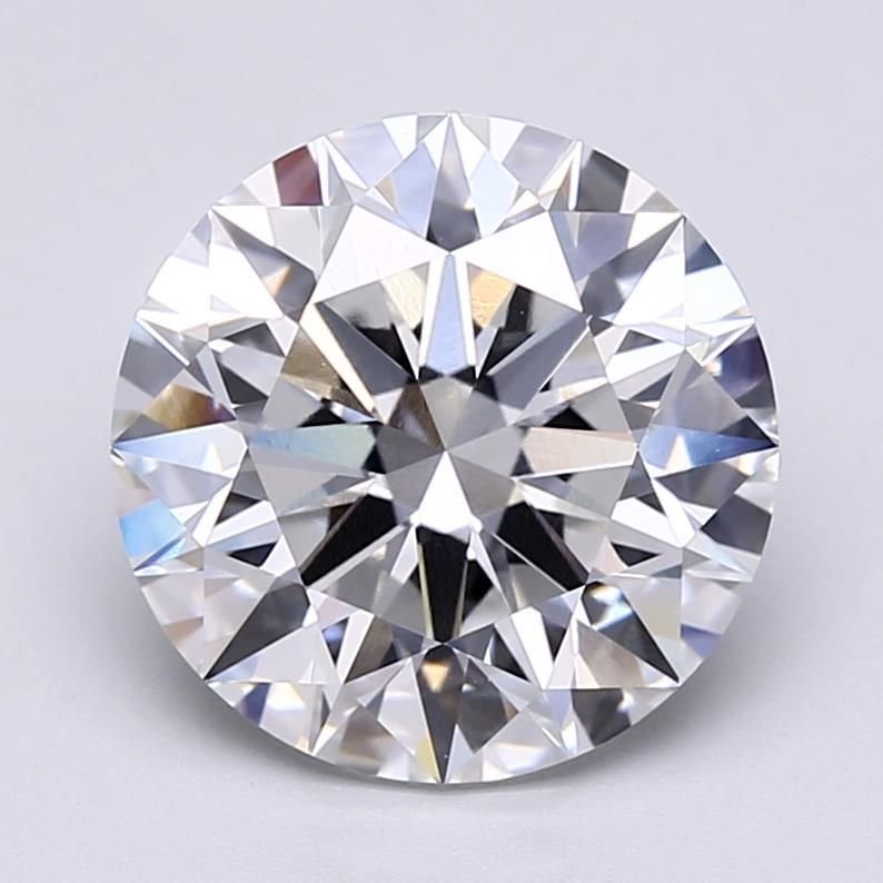 5.39ct D VS1 Rare Carat Ideal Cut Round Lab Grown Diamond