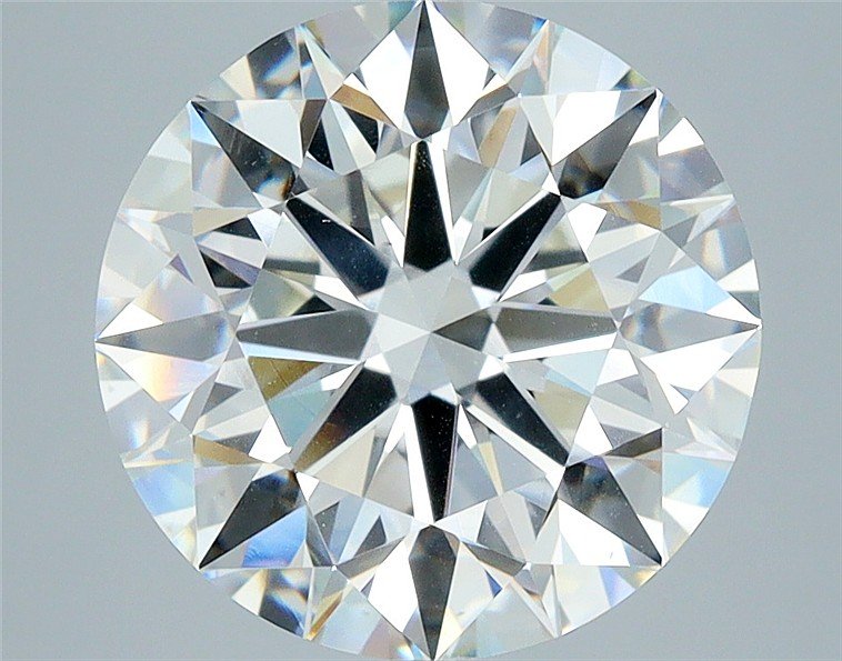 4.03ct I VS2 Rare Carat Ideal Cut Round Diamond