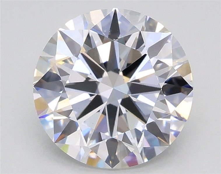 2.01ct D VS2 Excellent Cut Round Lab Grown Diamond