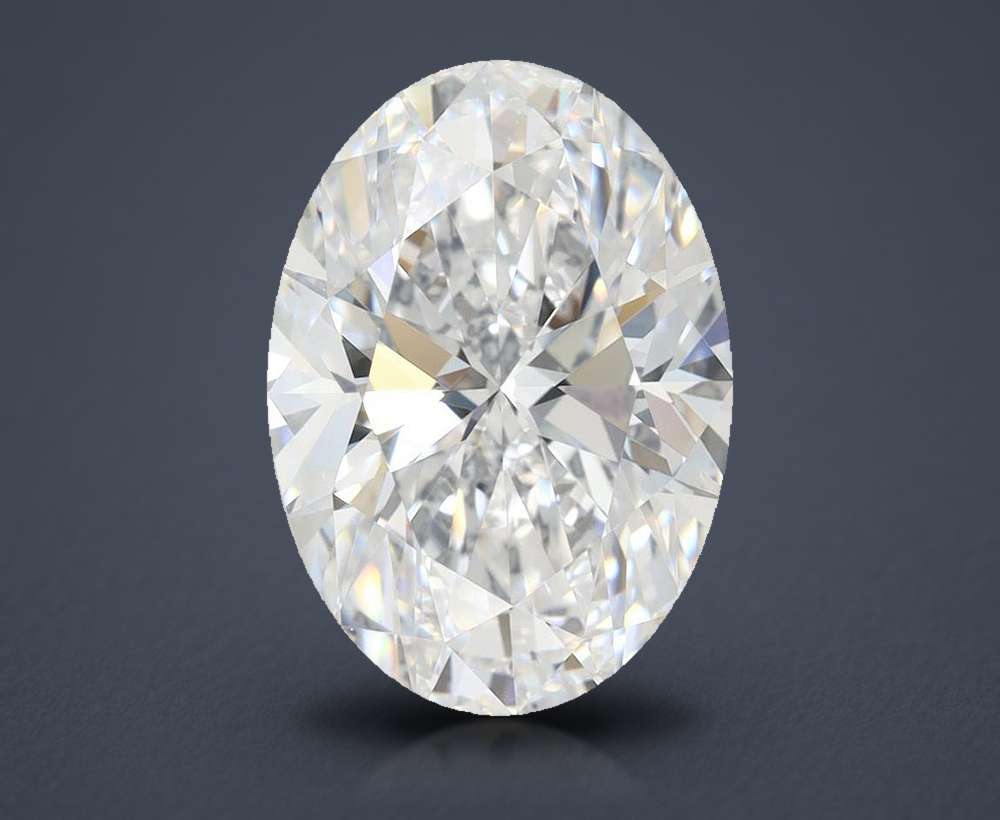 4.00 Carat Oval Lab Diamond