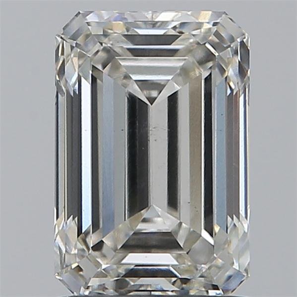 1.70ct H VS2 Very Good Cut Emerald Lab Grown Diamond