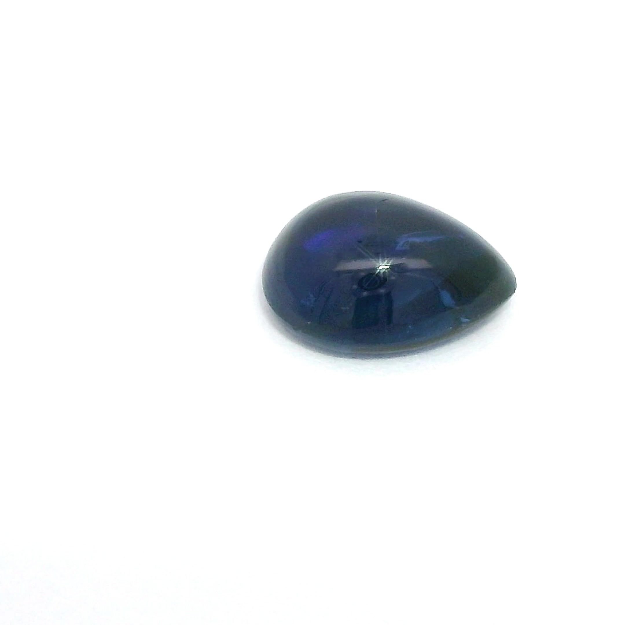 1.83 Carat Blue Pear Sapphire