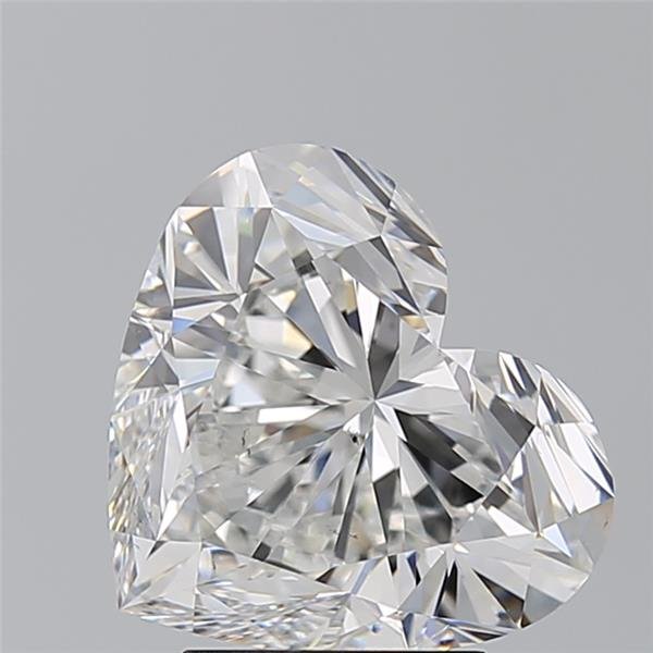 4.03ct F SI1 Rare Carat Ideal Cut Heart Diamond