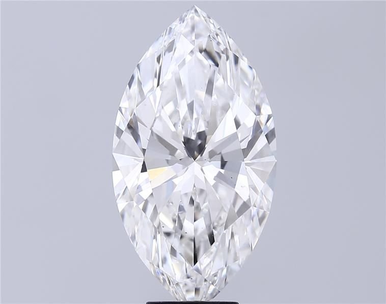 7.84ct F VS2 Rare Carat Ideal Cut Marquise Lab Grown Diamond