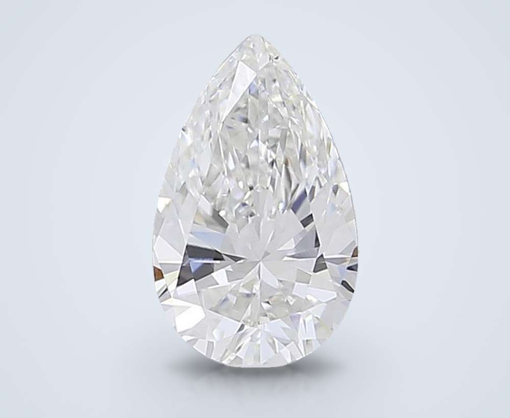 0.50 Carat Pear Lab Diamond