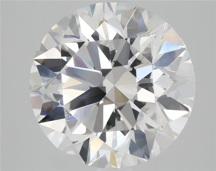 3.01ct E SI1 Rare Carat Ideal Cut Round Diamond