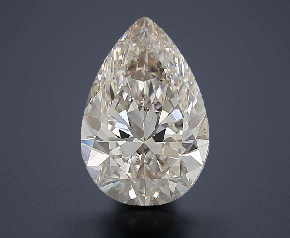 1.70 Carat Pear Natural Diamond