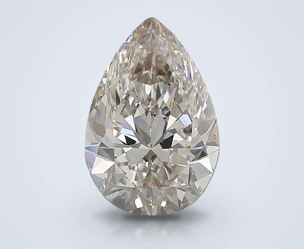 1.70 Carat Pear Natural Diamond