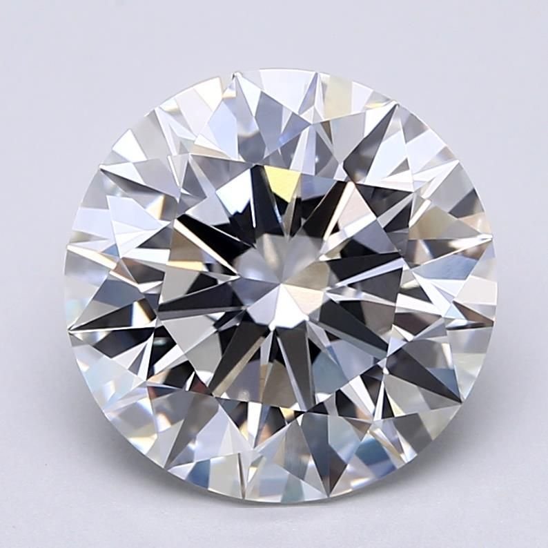 6.03ct E VVS2 Rare Carat Ideal Cut Round Lab Grown Diamond
