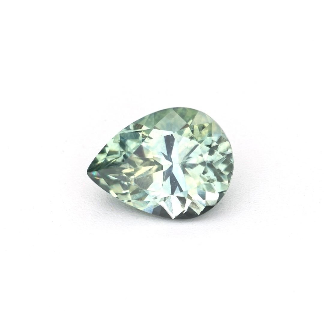 0.82 Carat Yellow Pear Sapphire