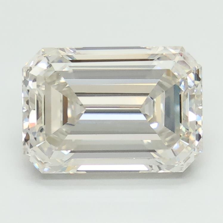 3.07ct G VVS2 Rare Carat Ideal Cut Emerald Lab Grown Diamond