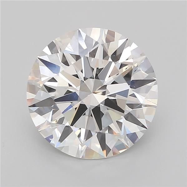 6.05ct F VS2 Rare Carat Ideal Cut Round Lab Grown Diamond