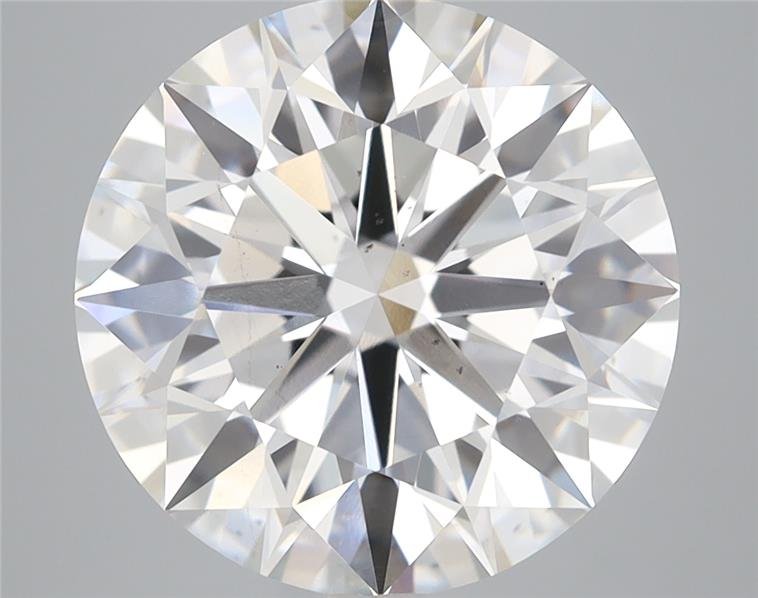 6.56ct F VS2 Rare Carat Ideal Cut Round Lab Grown Diamond