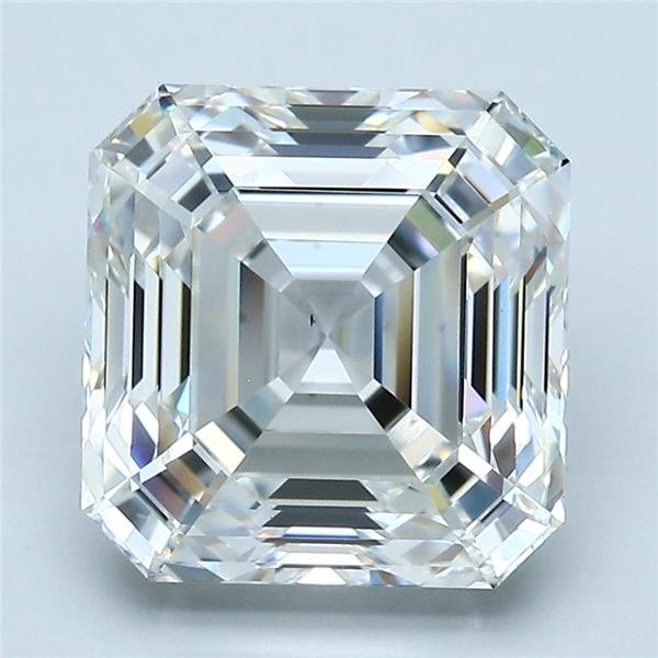 5.32ct G VS1 Rare Carat Ideal Cut Asscher Diamond