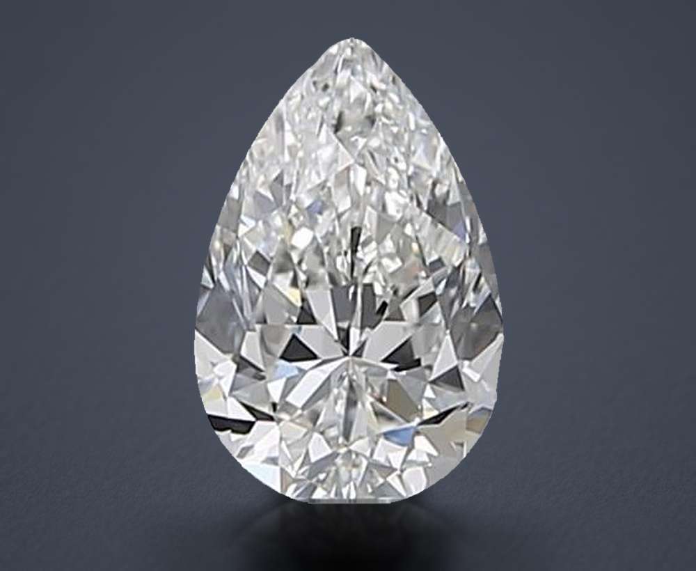 0.80 Carat Pear Natural Diamond
