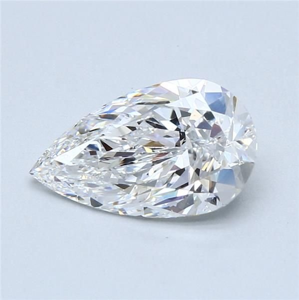 2.26ct E SI2 Rare Carat Ideal Cut Pear Diamond
