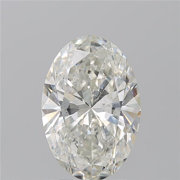 3.23ct I SI2 Rare Carat Ideal Cut Oval Diamond