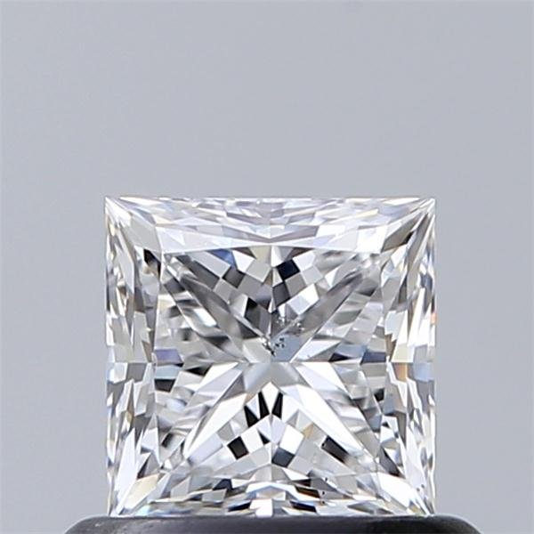 0.61ct D SI1 Rare Carat Ideal Cut Princess Diamond