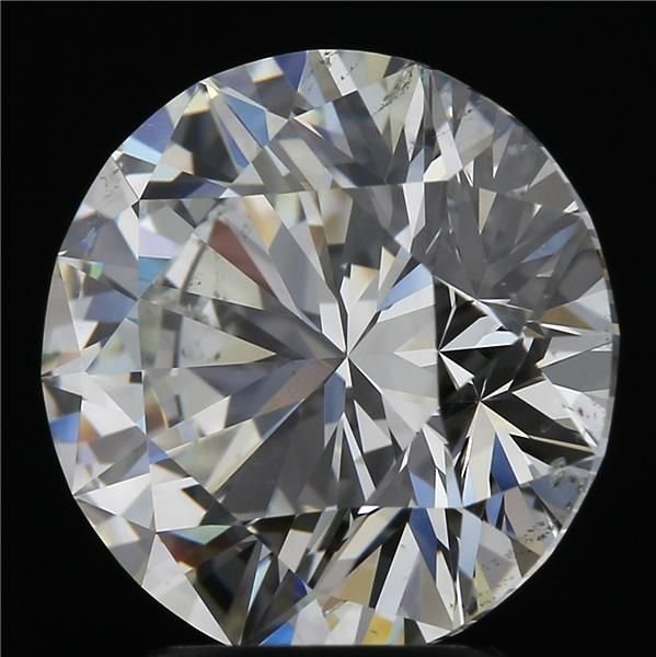 3.39ct H SI1 Rare Carat Ideal Cut Round Diamond