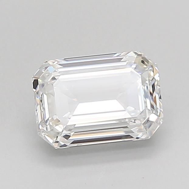 1.53ct D VVS2 Very Good Cut Emerald Lab Grown Diamond