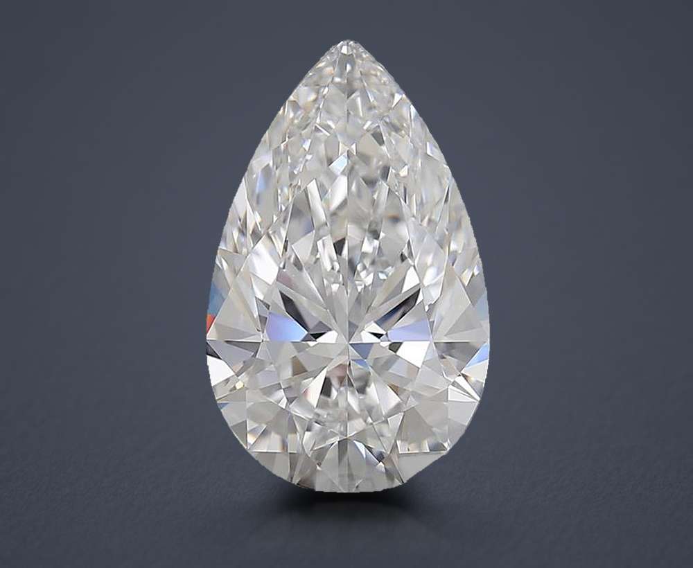 4.01 Carat Pear Lab Diamond
