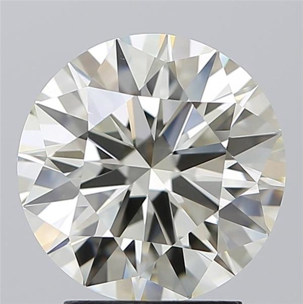 2.82ct K VVS1 Rare Carat Ideal Cut Round Diamond