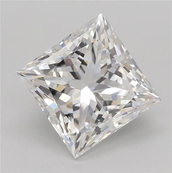 1.78ct E VVS2 Rare Carat Ideal Cut Princess Lab Grown Diamond
