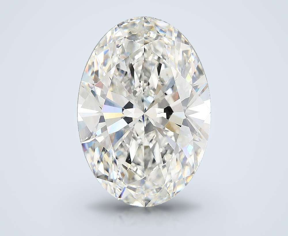 6.34 Carat Oval Lab Diamond