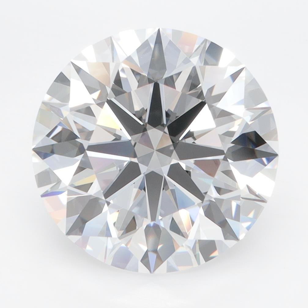 5.09ct D FL Rare Carat Ideal Cut Round Lab Grown Diamond