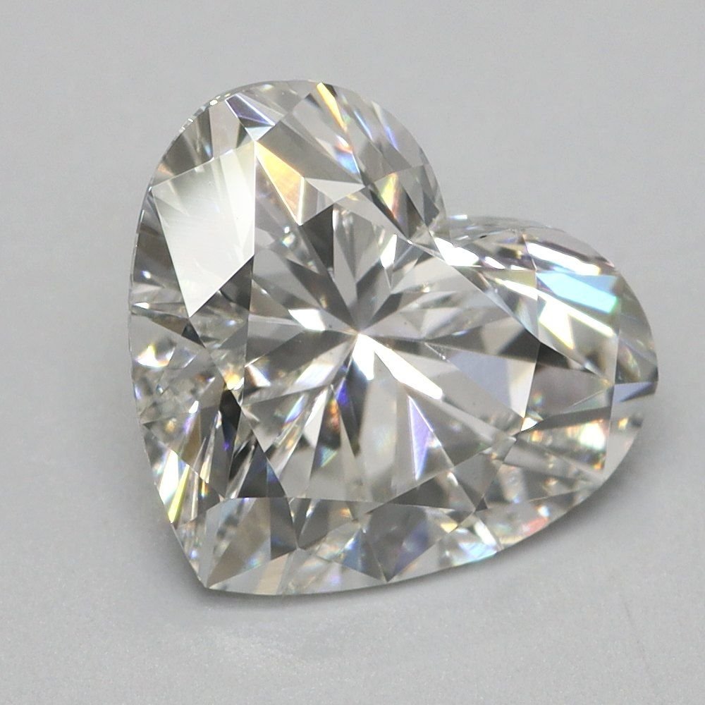 1.59ct F VS2 Rare Carat Ideal Cut Heart Lab Grown Diamond