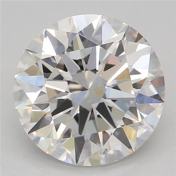 2.06ct F VVS2 Rare Carat Ideal Cut Round Lab Grown Diamond