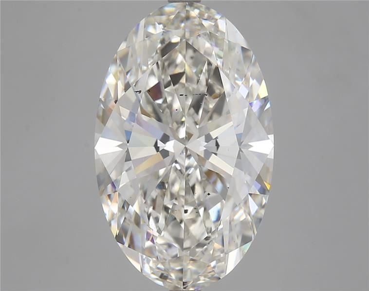 6.21ct H SI1 Rare Carat Ideal Cut Oval Lab Grown Diamond