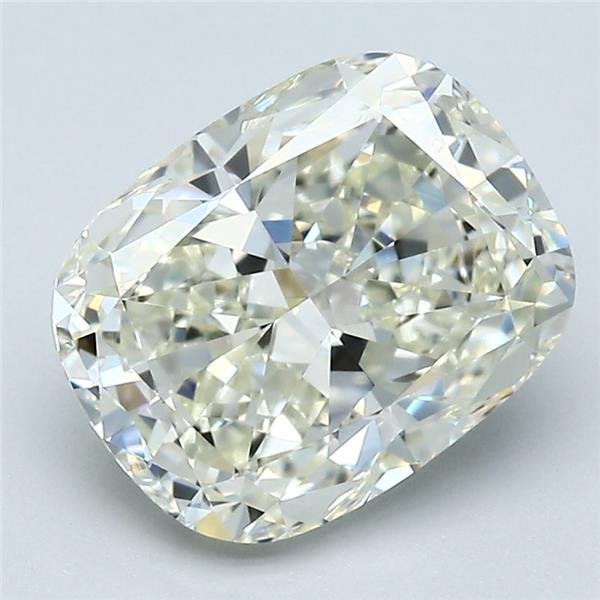 3.06ct K VS1 Rare Carat Ideal Cut Cushion Diamond