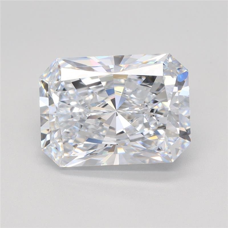 4.13ct F VVS2 Rare Carat Ideal Cut Radiant Lab Grown Diamond