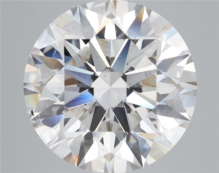 7.01ct G SI1 Rare Carat Ideal Cut Round Lab Grown Diamond