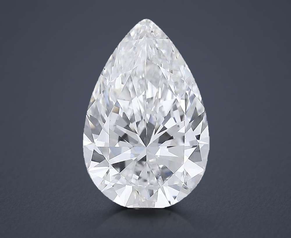 4.90 Carat Pear Lab Diamond